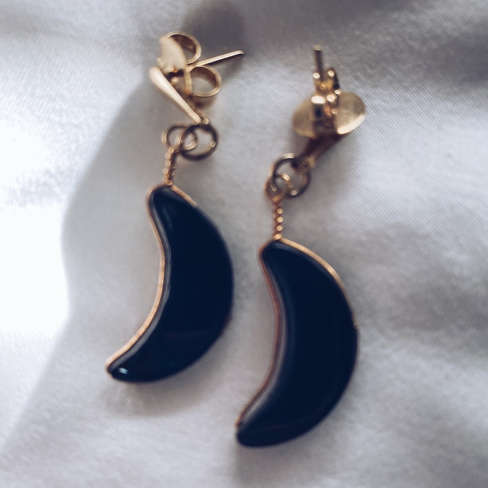 Black Moon Brazilian Earrings